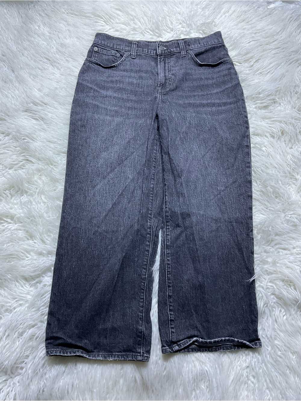 Madewell The Perfect Vintage Wide Leg Crop Jeans